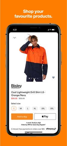 WorkwearHub iPhone screenshot