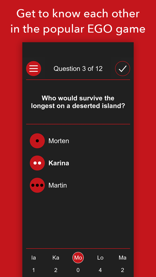 #1. EGO - The Party Game (iOS) Podle: Game InVentorS