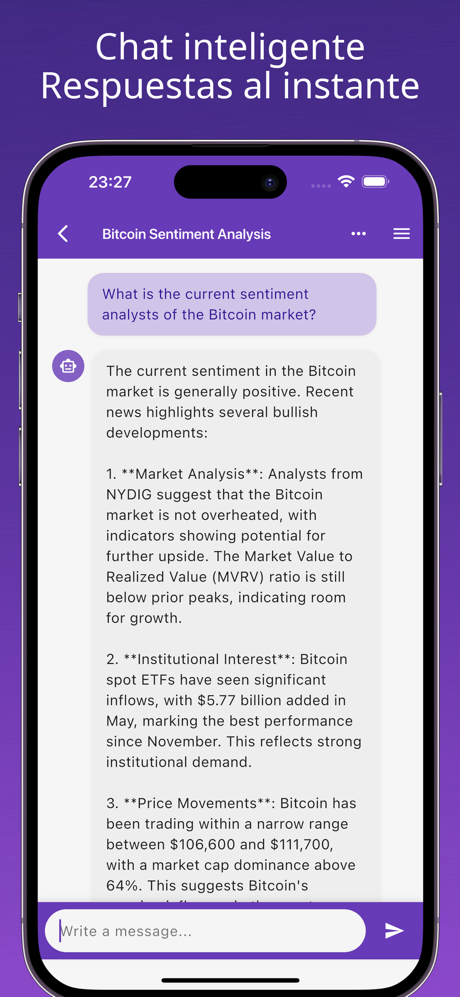 Crypto AI – Asistente Cripto screenshot 3