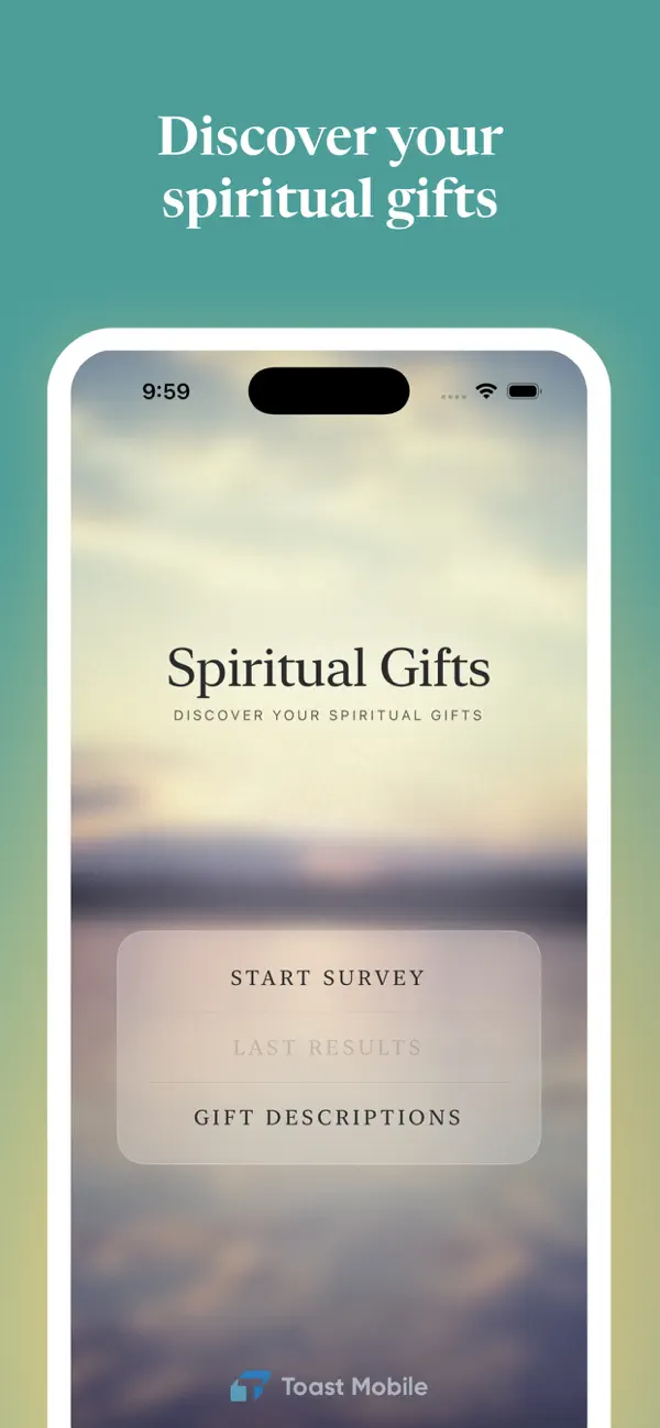 Screenshot #1 pour Spiritual Gifts Test