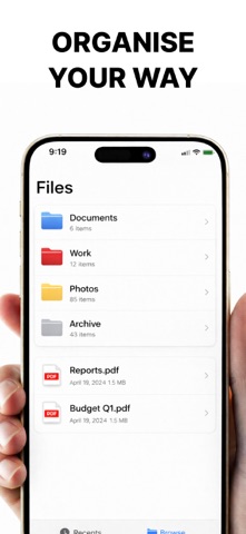 Photo to PDF Scanner: PDF Love iPhone screenshot