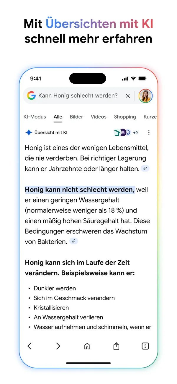 Google iPhone App Screenshot 6 – Dienstprogramme