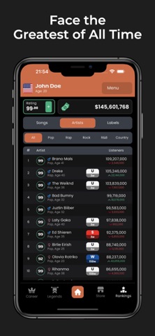 Music Superstar Career Tycoon iPhone screenshot