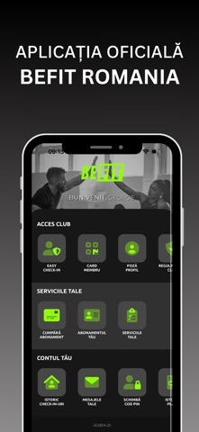 BEFIT ROMANIA iPhone screenshot