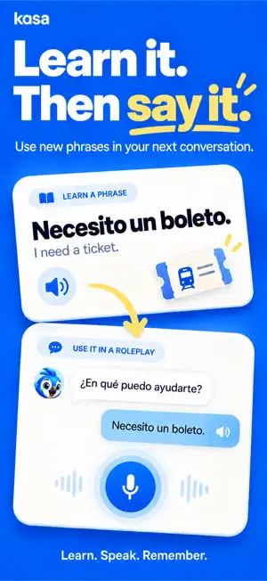 Kasa: Spanish Immersion AI screenshot 2