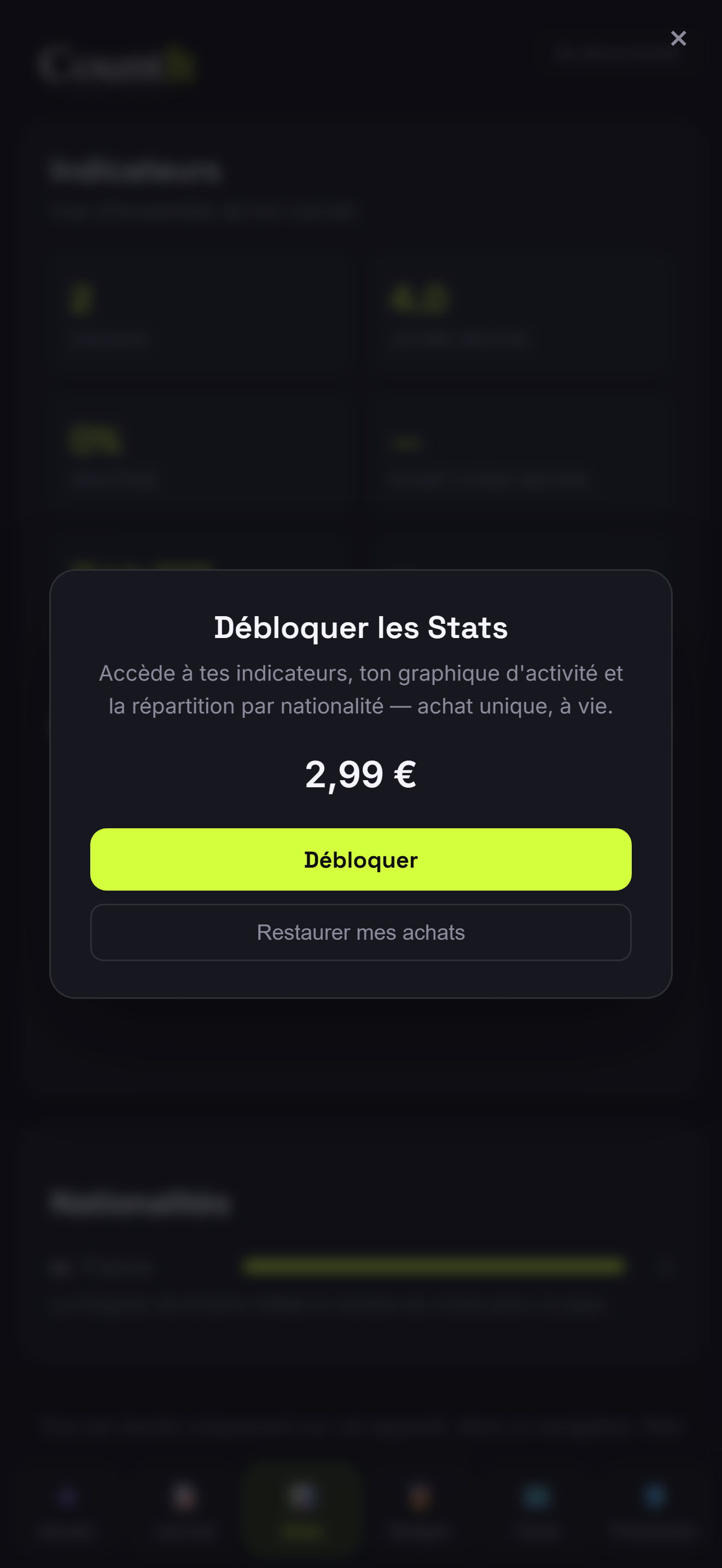 CountIt Private Log screenshot 2
