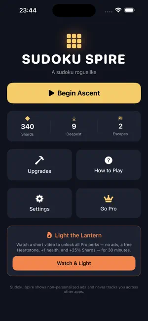 SudokuSpire screenshot 1