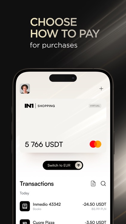 IN1: Money and Crypto Wallet