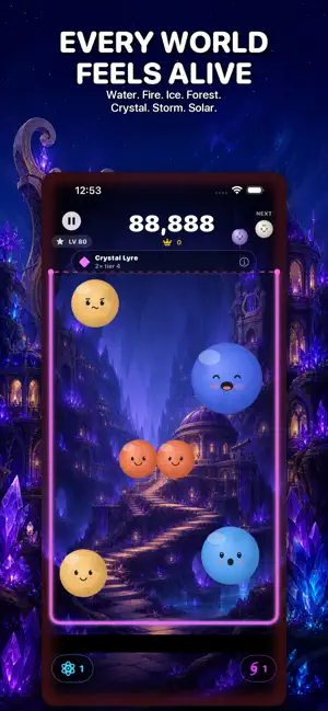 Cosmic Drop: Planet Merge screenshot 4