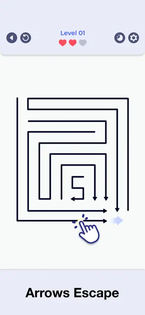 Arrows Puzzle: Hard Escape Out screenshot 1