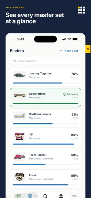 Ninth Pocket: TCG Set Tracker screenshot 1