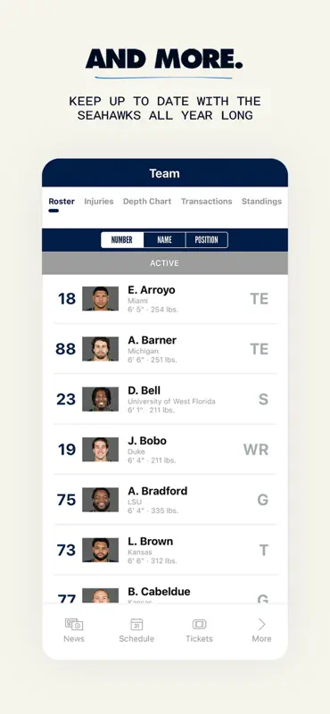 Seattle Seahawks screenshot 7 of 7