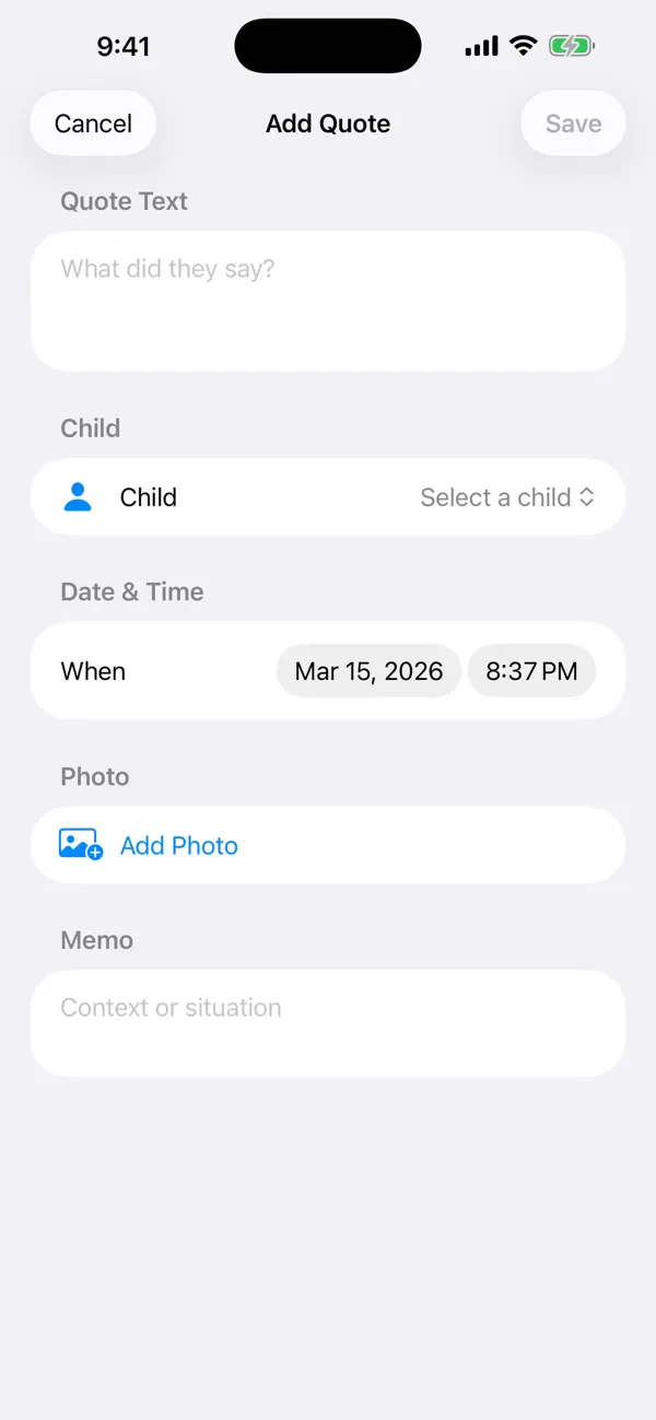 Screenshot #3 pour Kids Funny Quotes Diary
