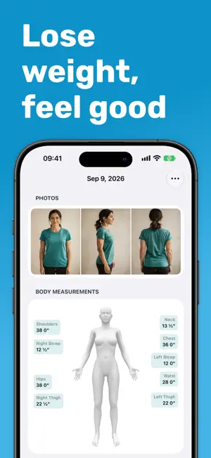 Body Measurements Tracker App screenshot 1