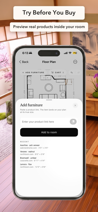 Roomantic: Furniture Planner Screenshot 2 of 4