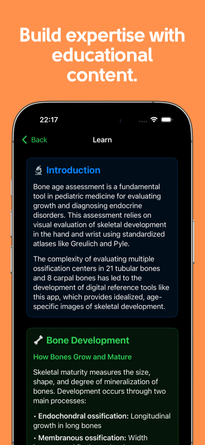 Easy Bone Age Atlas screenshot 3