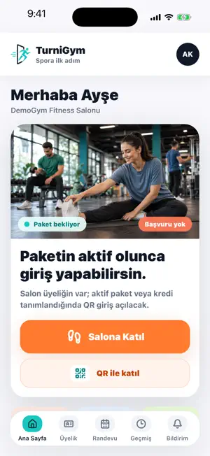 TurniGym Üye screenshot 1