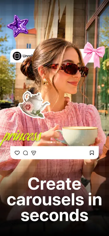 Unroll: Carousel Collage Maker screenshot 1 of 8