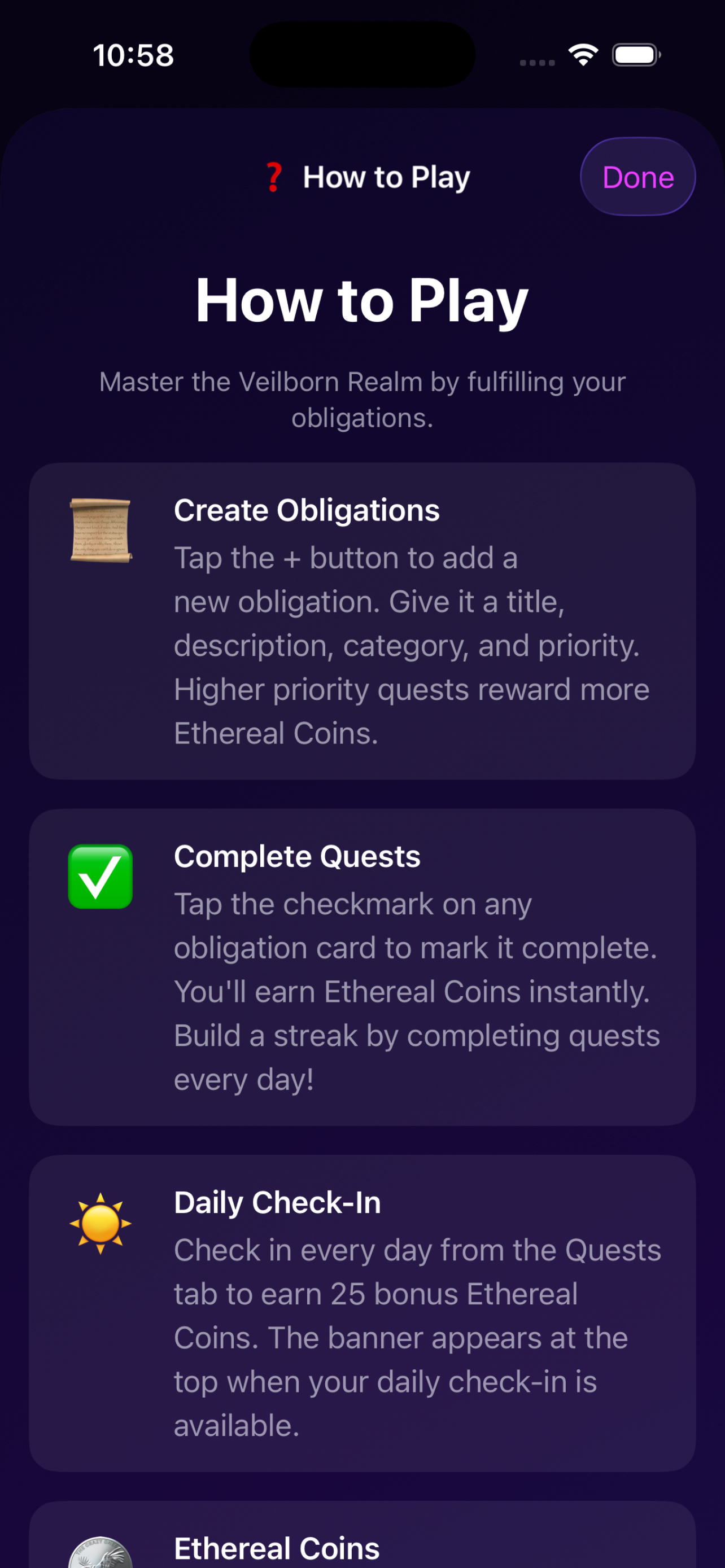 Ethereal Quest Chronicle screenshot 4