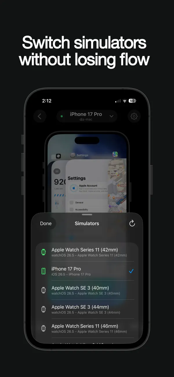 #5. SimDeck Studio (iOS) De: nStudio LLC