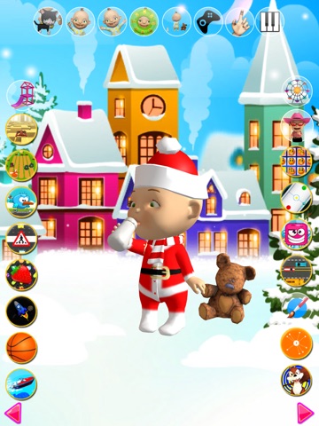 Talking Babsy Baby Xmas Games iPad screenshot
