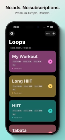 Loops – Interval Workout Timer Screenshot 4 of 7