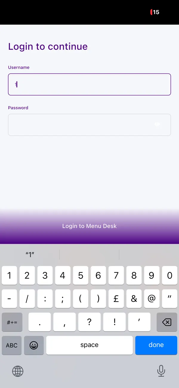 Screenshot #1 pour HAS Menu Desk
