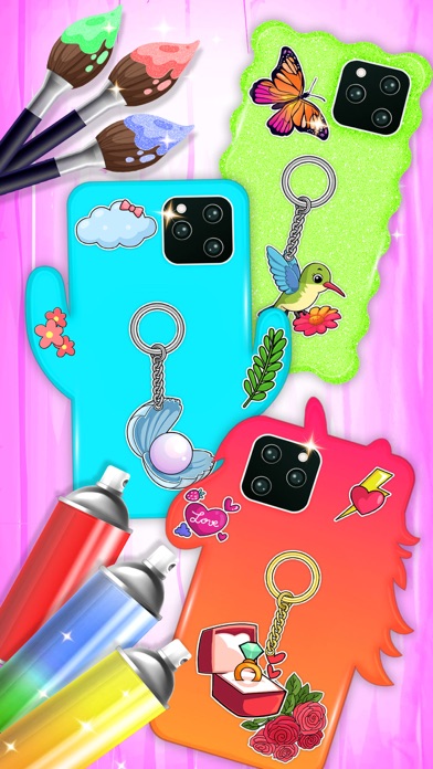 Phone Case DIY: Tie Dye Game Screenshot