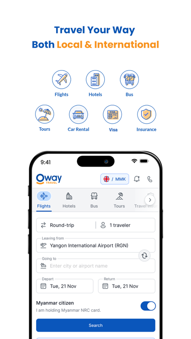 Oway Travel Screenshot