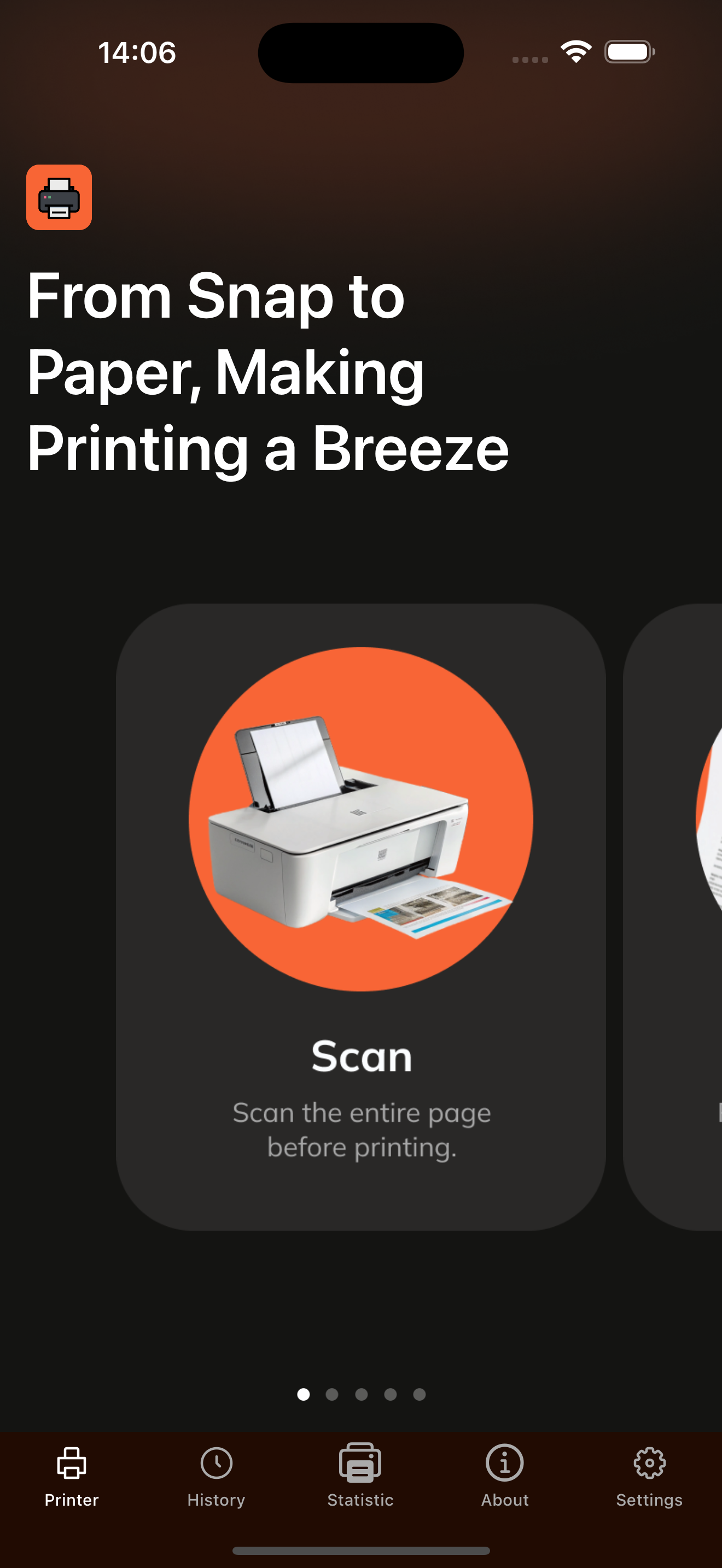 Printer for phone - air screenshot 1