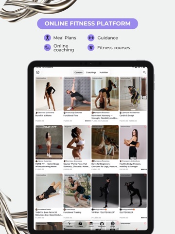 FitSpace: Expert Courses iPad screenshot