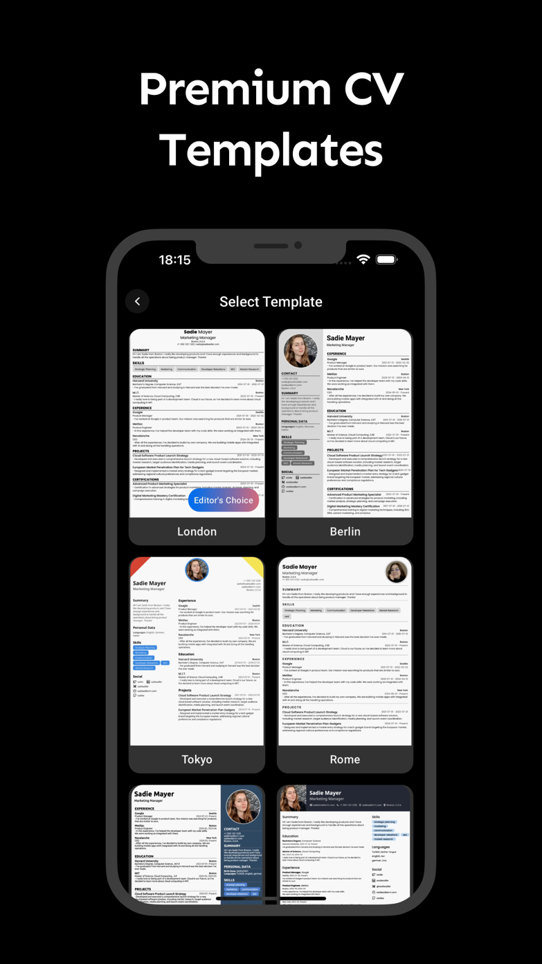 Smart CV: Resume Maker screenshot 2