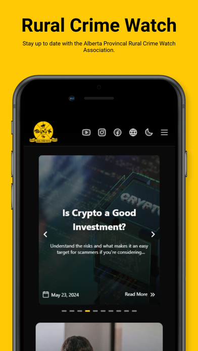Alberta Rural Crime Watch App Screenshot