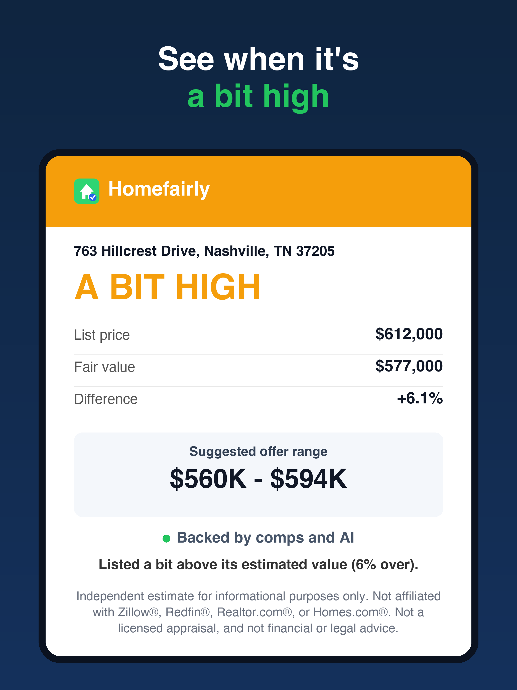 Homefairly - Home Price Check screenshot 12