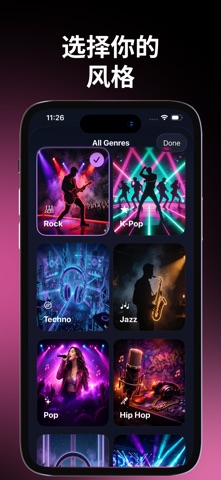 Sone Music：AI 写歌 和 音乐生成器 screenshot