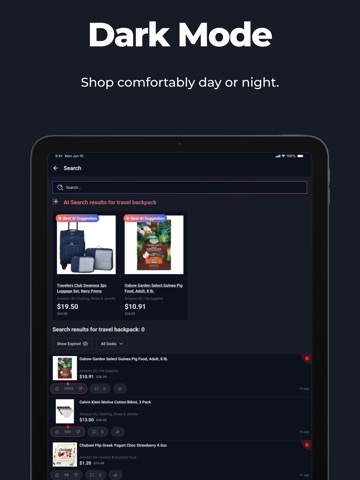 Deals Finder: Coupons & Codes iPad screenshot