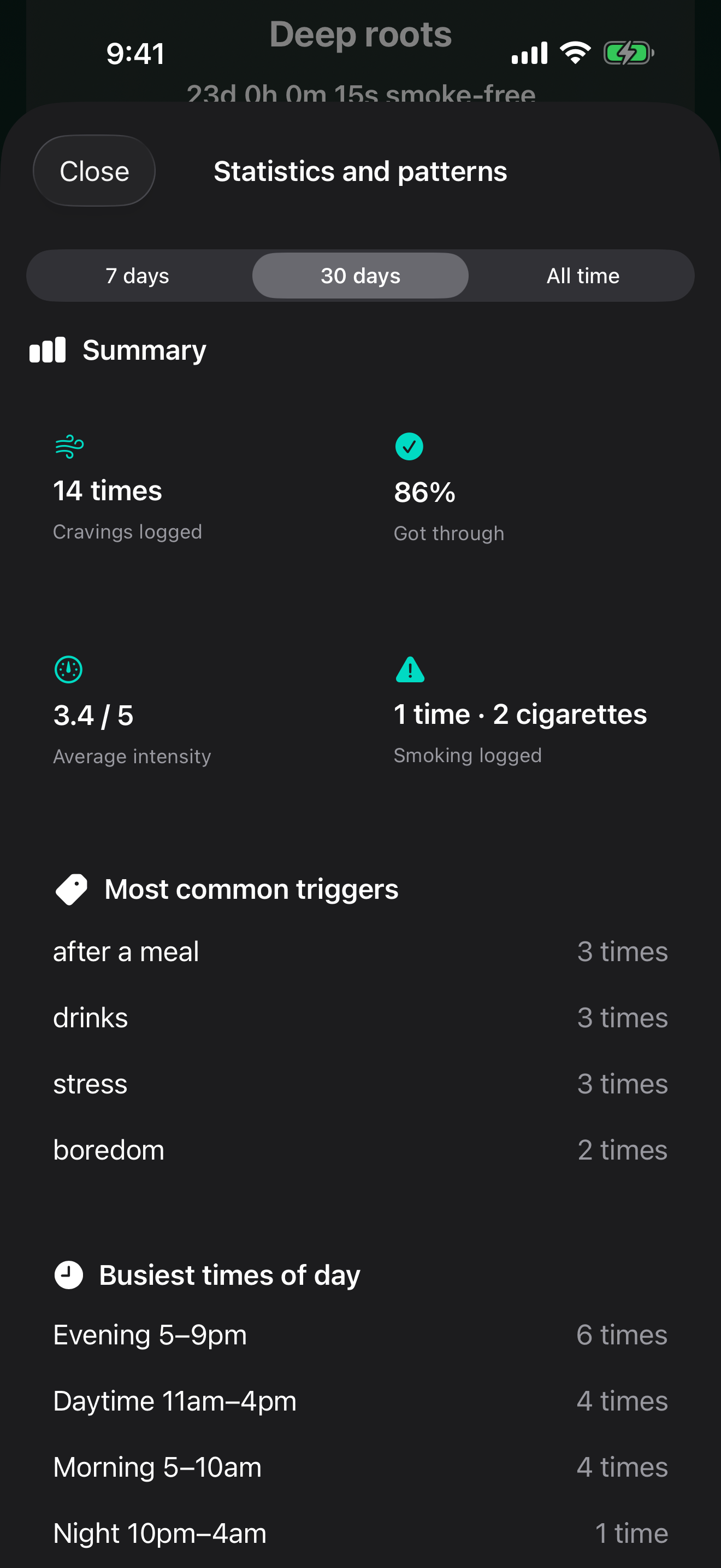 Breath Garden: Quit Smoking screenshot 5