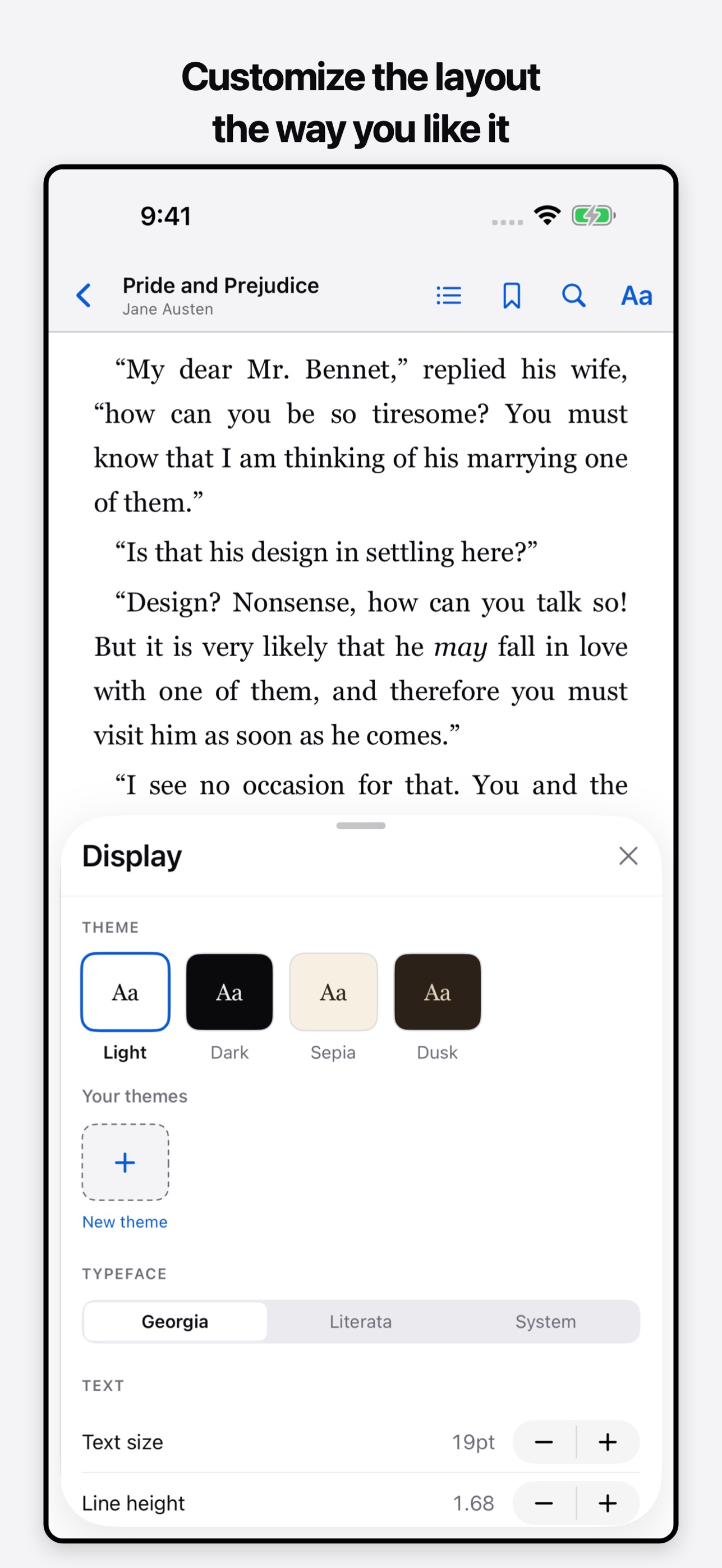Screenshot 3 of FinnBook eBook reader