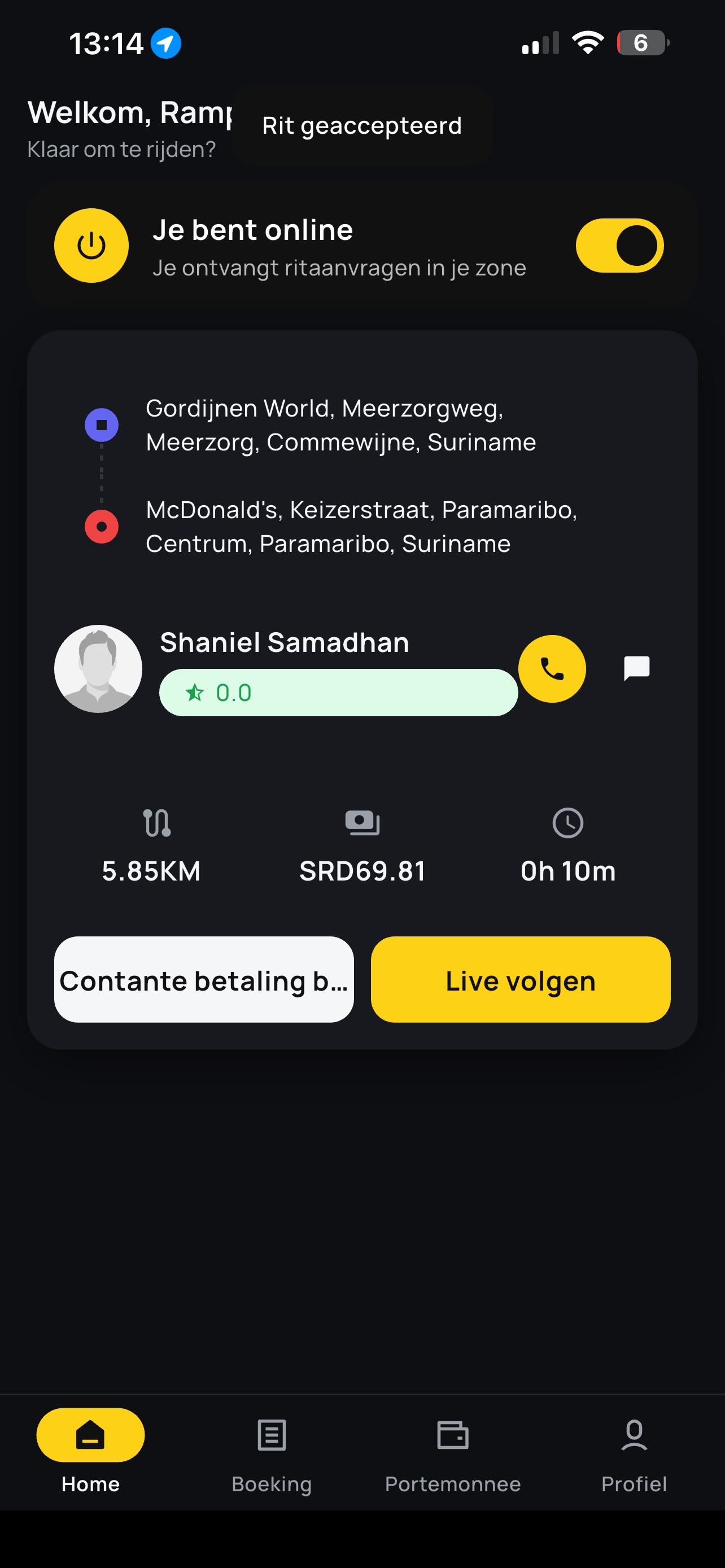Screenshot 2 of Adabisang Taxi - Driver