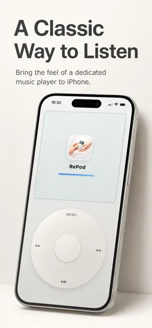 Repod - Retro Pod Music Player screenshot 1