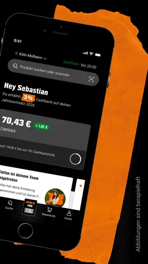 Screenshot von OBI PRO: Profi-App auf dem iPhone 2