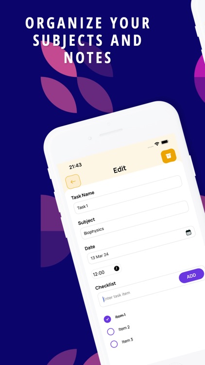 Organize your classes 4Studies screenshot-3