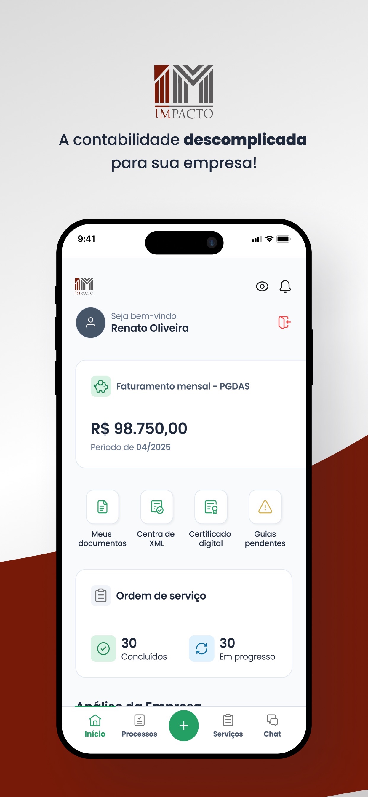 Screenshot 1 of Impacto Contabilidade e Gestão