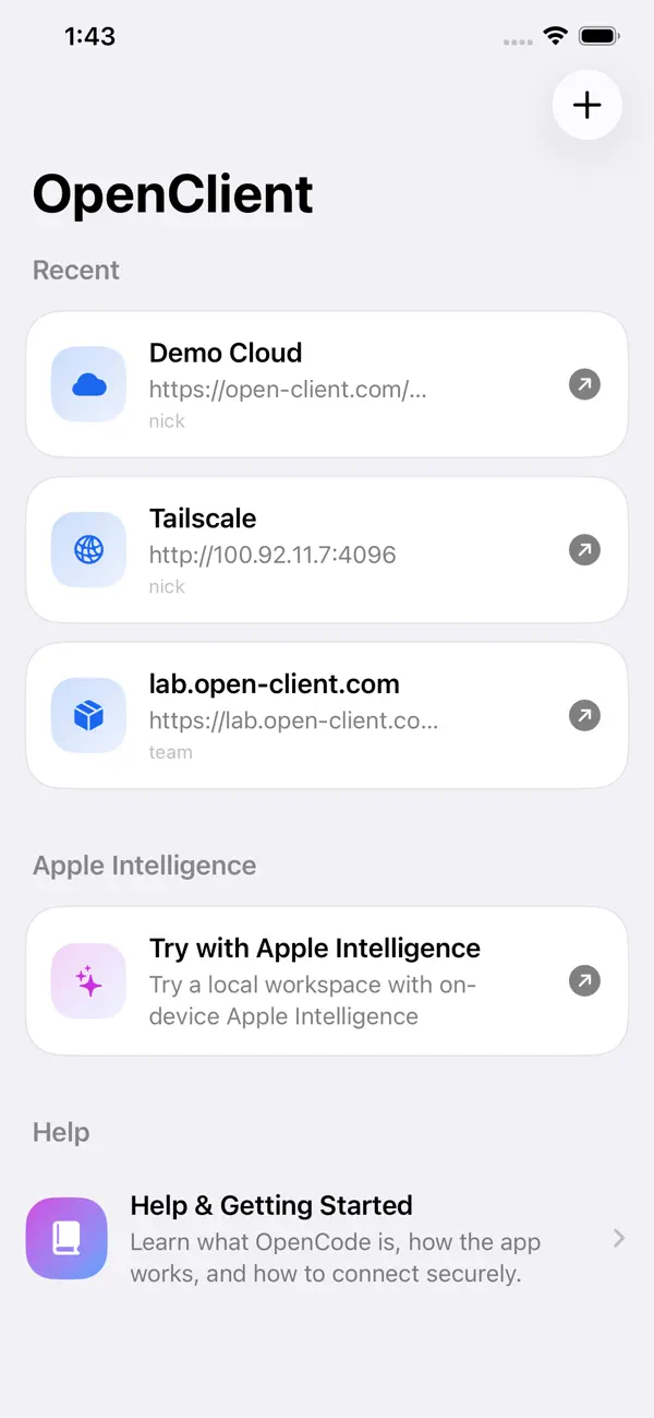 #1. OpenClient for OpenCode (iOS) By: Nicolas Toporcov