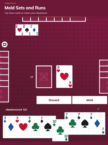 Rummy Card Game Classic iPad screenshot