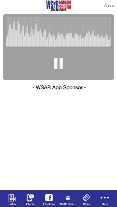 WSAR 1480AM 95.9FM iPhone screenshot 1 - News app