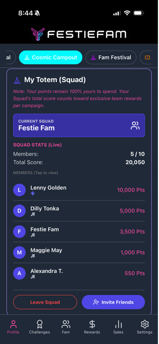 FestieFam App Screenshot 2 of 6