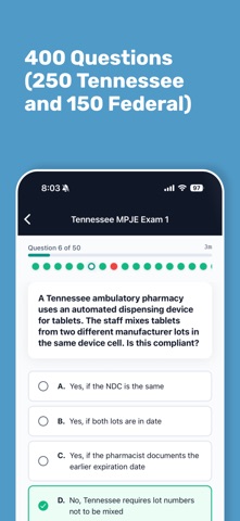 Tennessee MPJE Exam iPhone screenshot