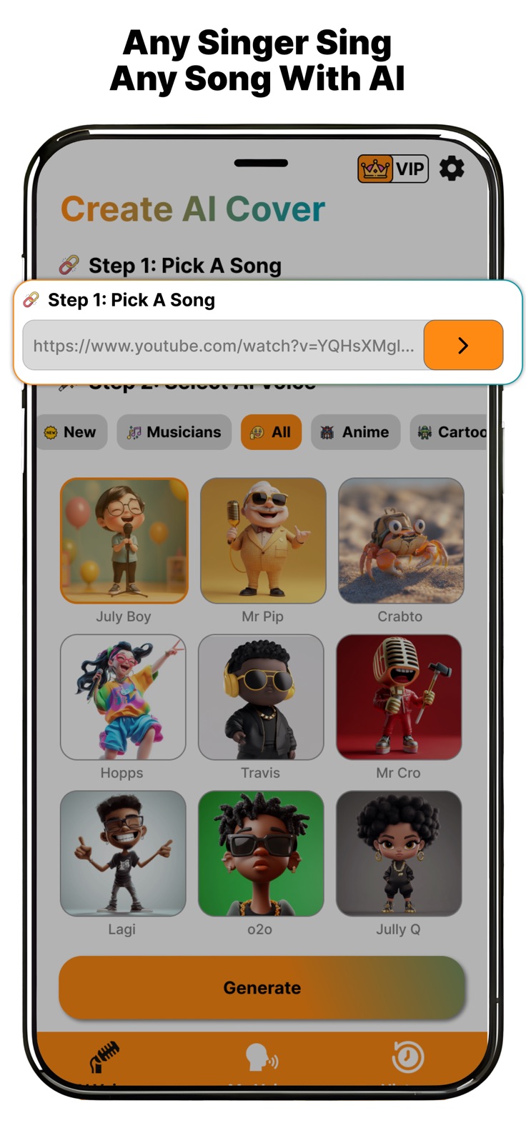 Sing AI: Music & Song Covers iphone screenshot 4
