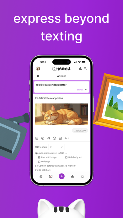 mond - fan Q&A platform screenshot